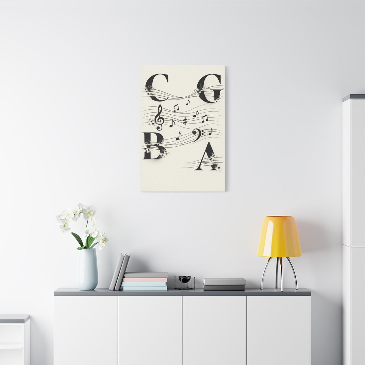 Minimal Music Typography Expression Wall Art & Canvas Print