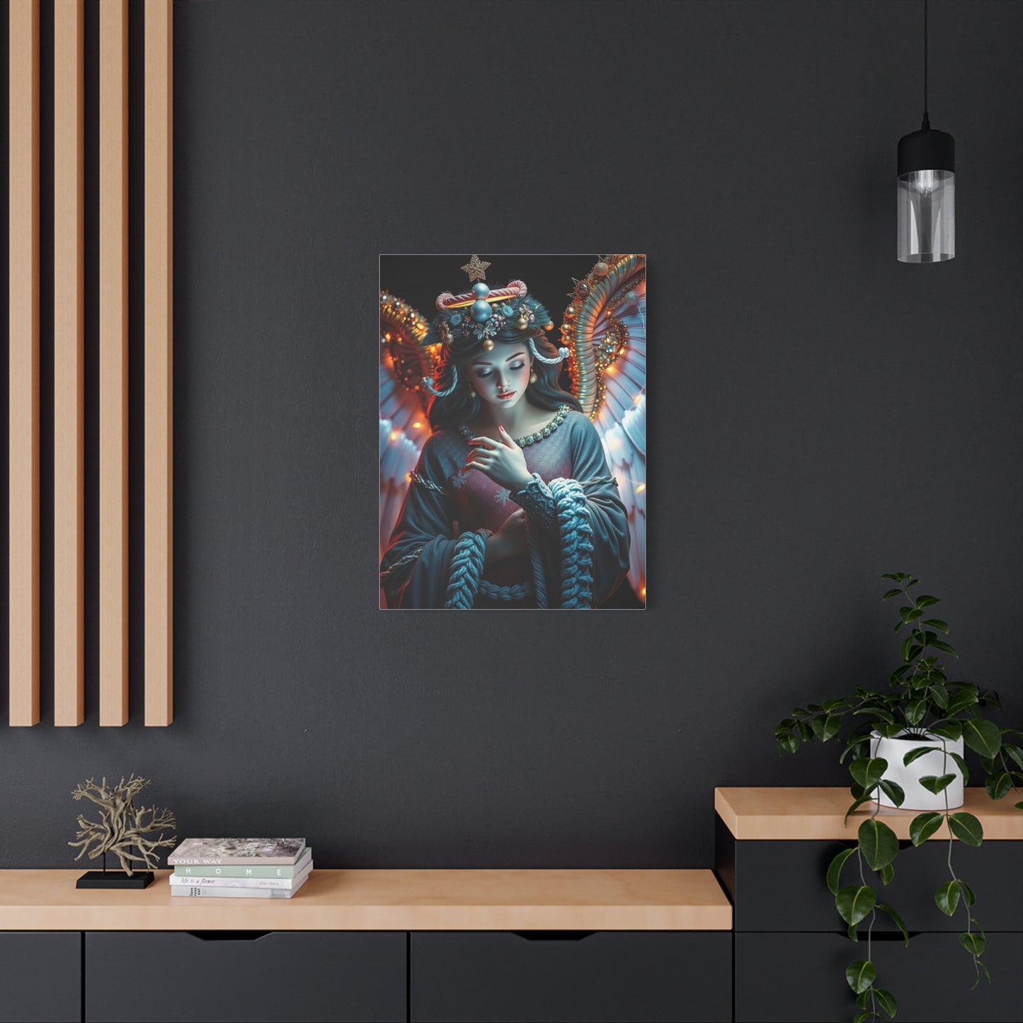 Christmas Angel Art Supreme Canvas Wall Art & Canvas Print