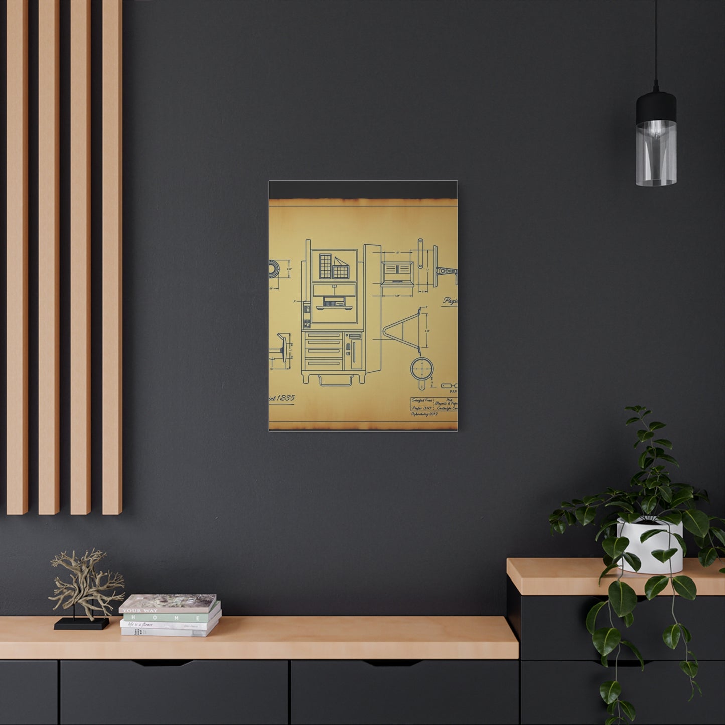 Elite Blueprint & Patent Sketches Art Vision Wall Art & Canvas Print