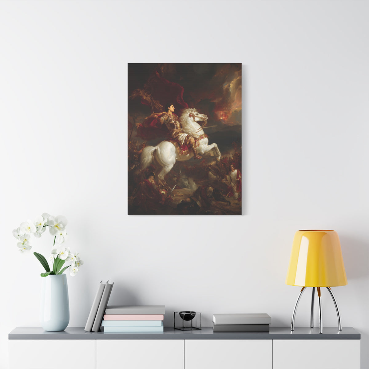 Alexander the Great Triumphant Battlefield Victory Wall Art & Canvas Print