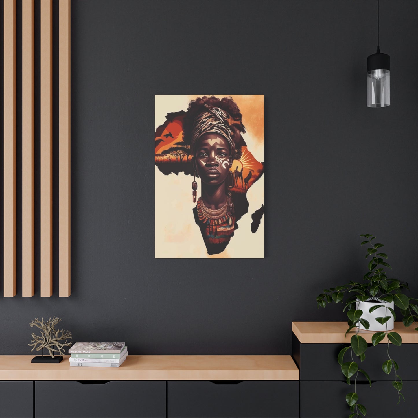 African Map Wall Art & Canvas Prints