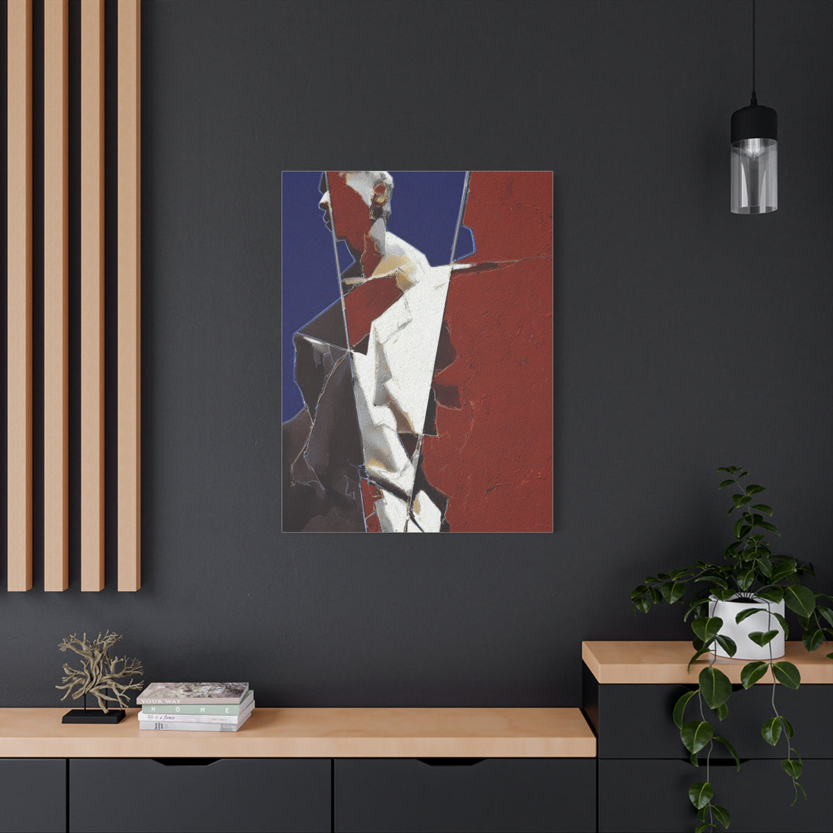 Fragmented Classical Sculpture Abstract Wall Art & Canvas Print