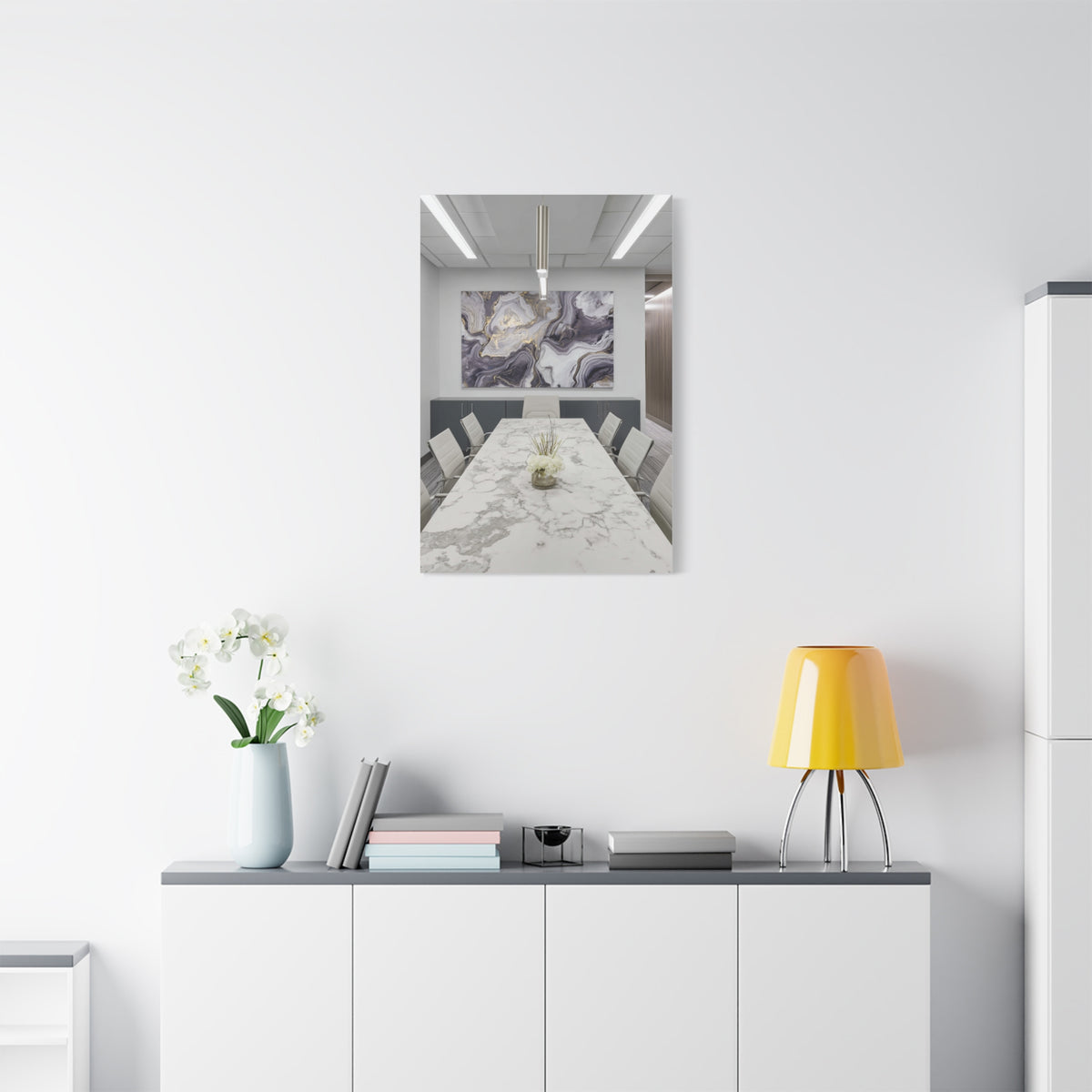 Mineral Stone Inspired Law Office Conference Wall Art & Canvas Print
