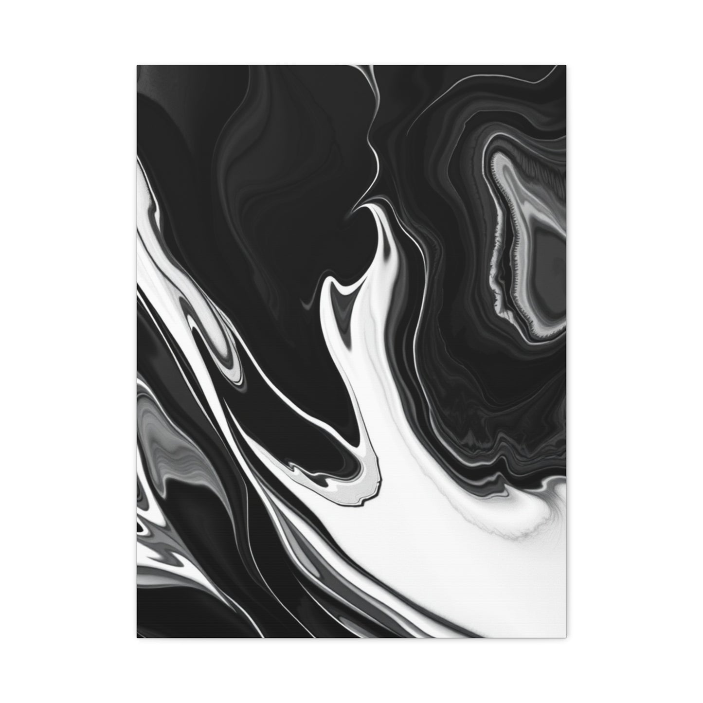 Black and White Abstract Art Luxury Canvas Wall Art & Canvas Print