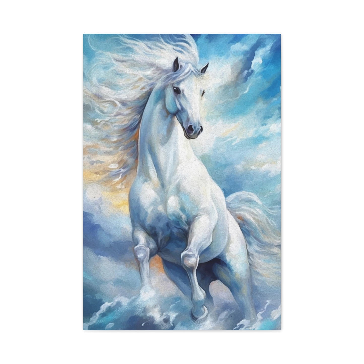White Horse Wall Art & Canvas Prints