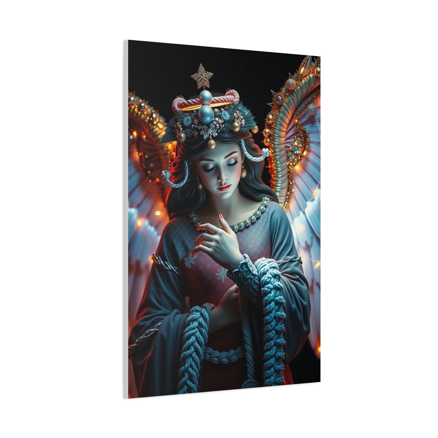 Christmas Angel Art Supreme Canvas Wall Art & Canvas Print