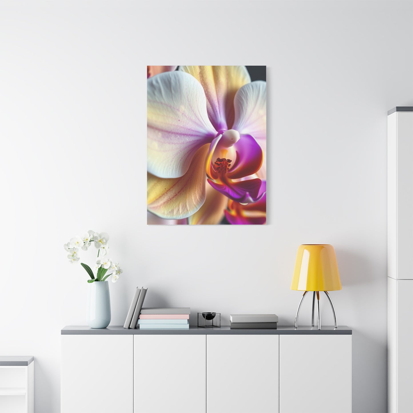 Orchid Flower Art Supreme Canvas Wall Art & Canvas Print
