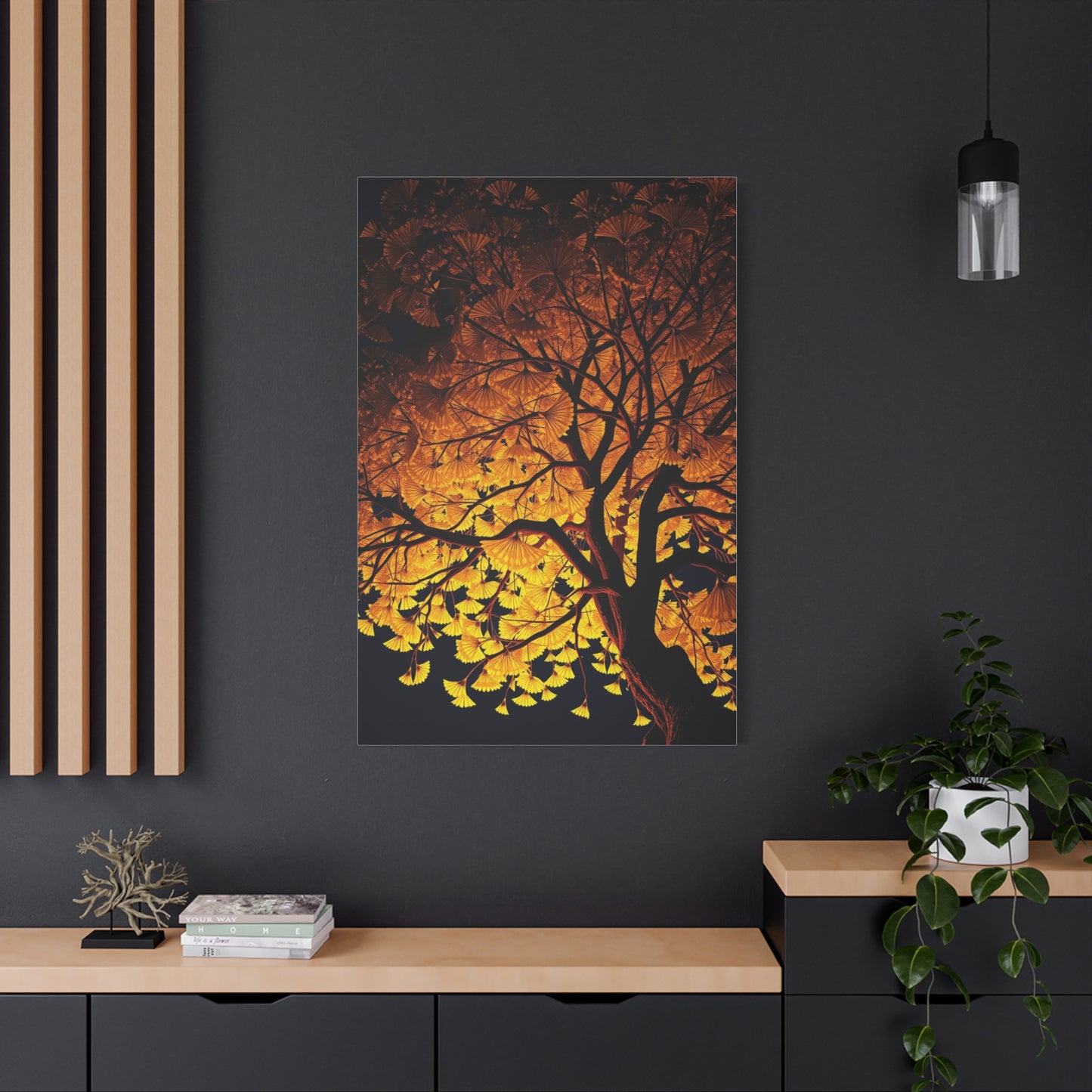 Ginkgo Tree Art Refined Canvas Wall Art & Canvas Print