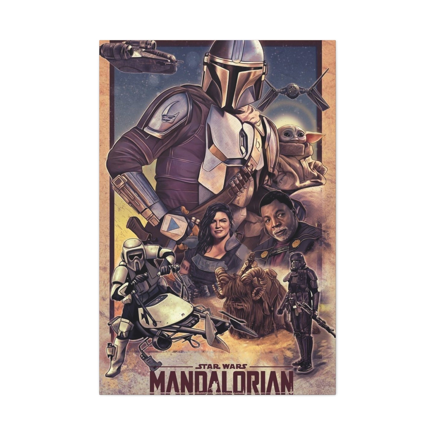 Mandalorian Poster Wall Art & Canvas Prints
