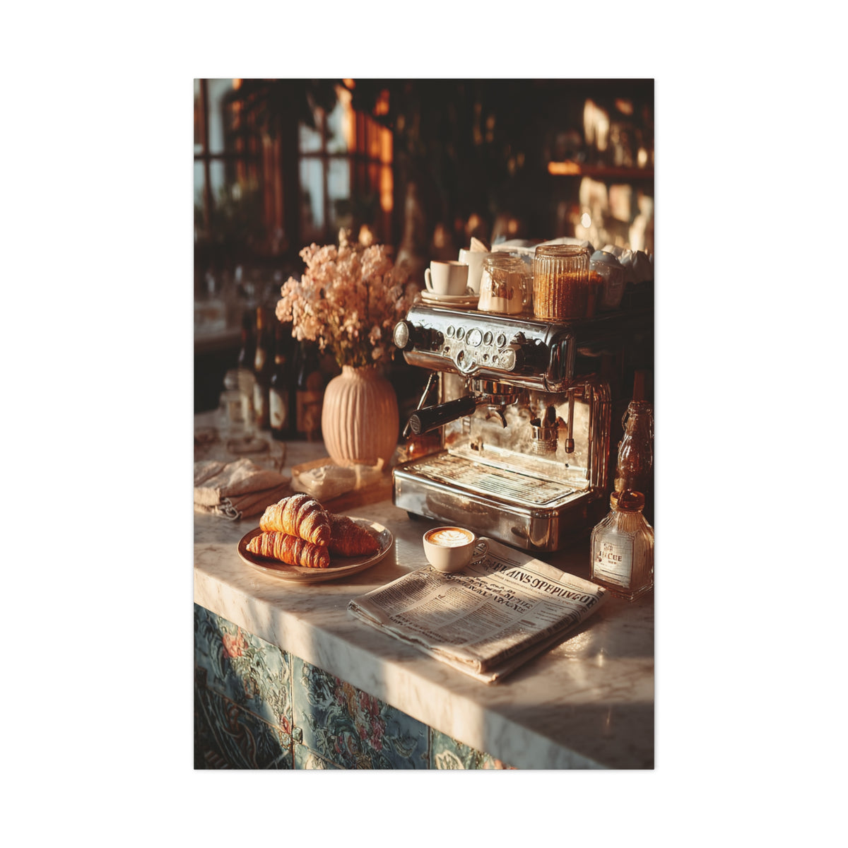 Italian Espresso Bar Morning Ritual Wall Art & Canvas Print