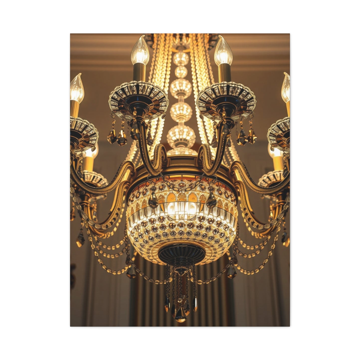 Elite Chandelier Art Supreme Canvas Gallery Wall Art & Canvas Print