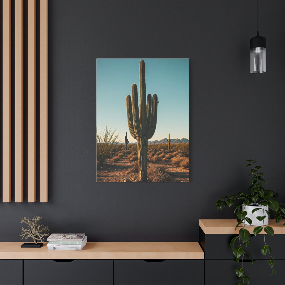 Classic Saguaro Desert Landscape Wall Art & Canvas Prints