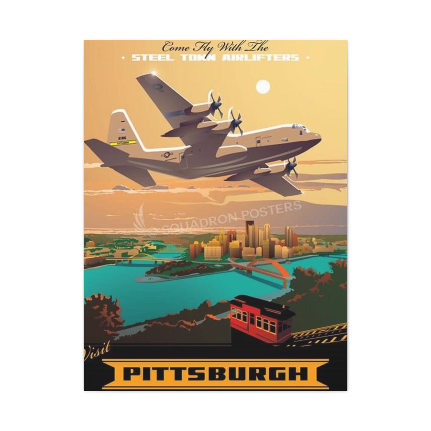 Pittsburgh Airlifter Poster Wall Art & Canvas Prints