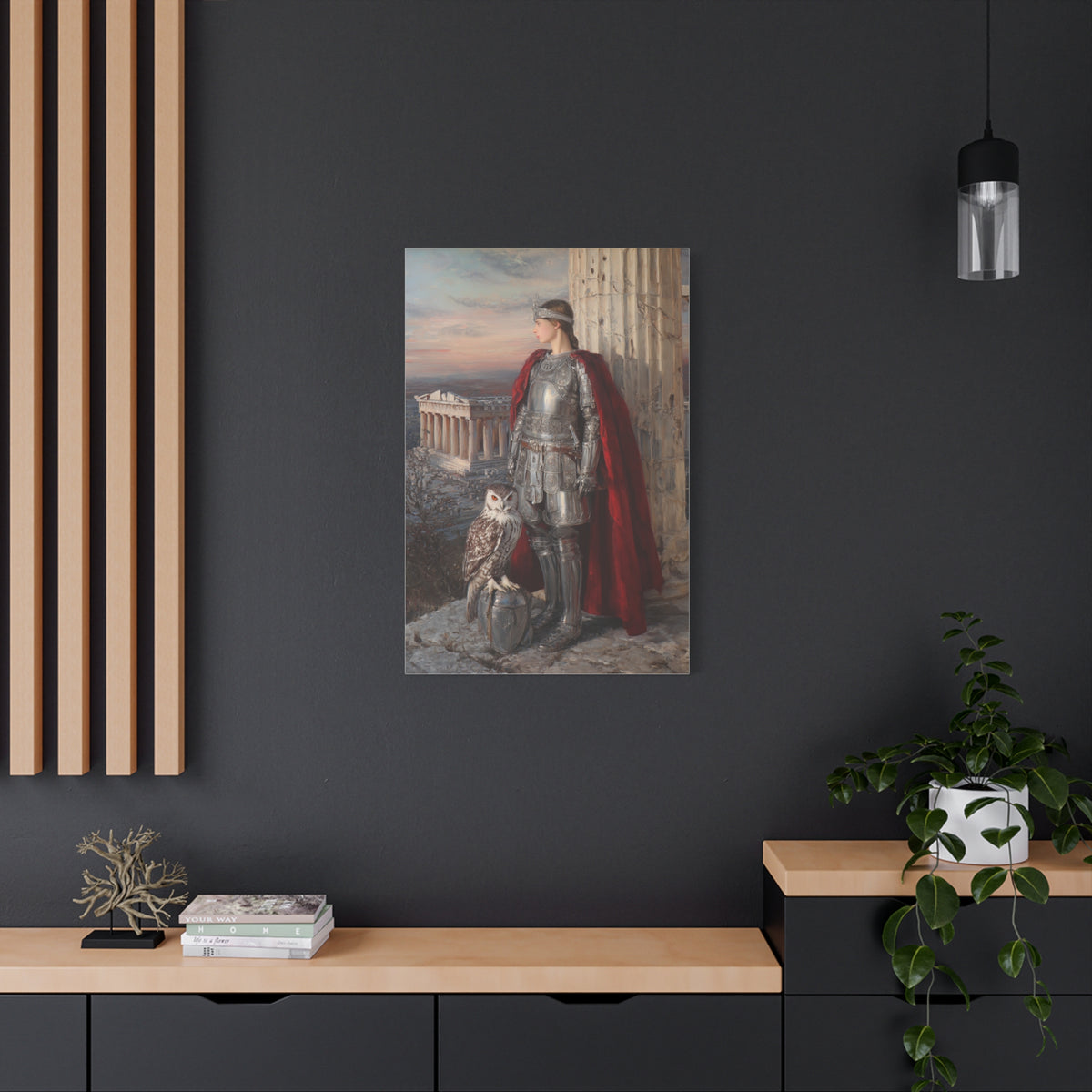 Athena Goddess of Wisdom Classical Painting Wall Art & Canvas Print