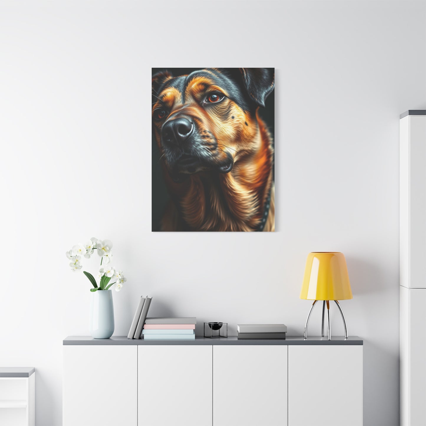 Black and Tan Art Supreme Canvas Wall Art & Canvas Print