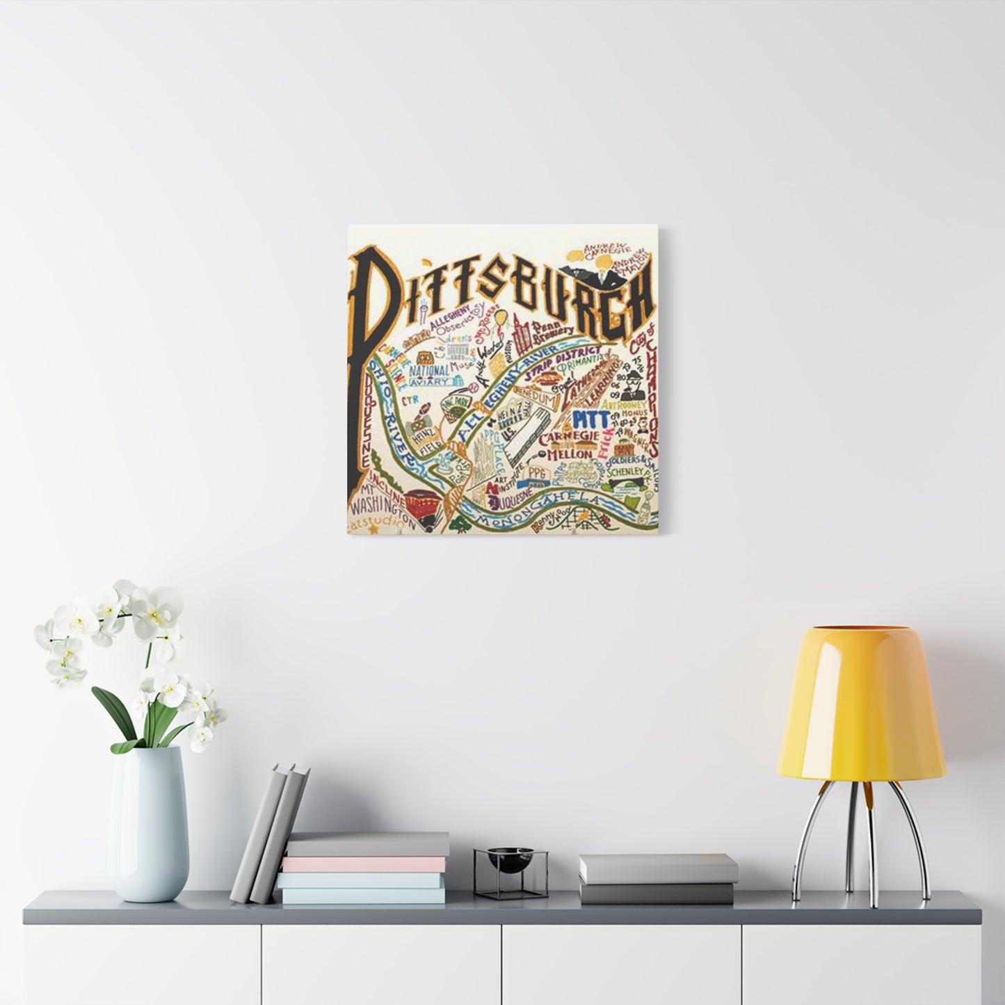 Pittsburgh Graffiti Wall Art & Canvas Prints