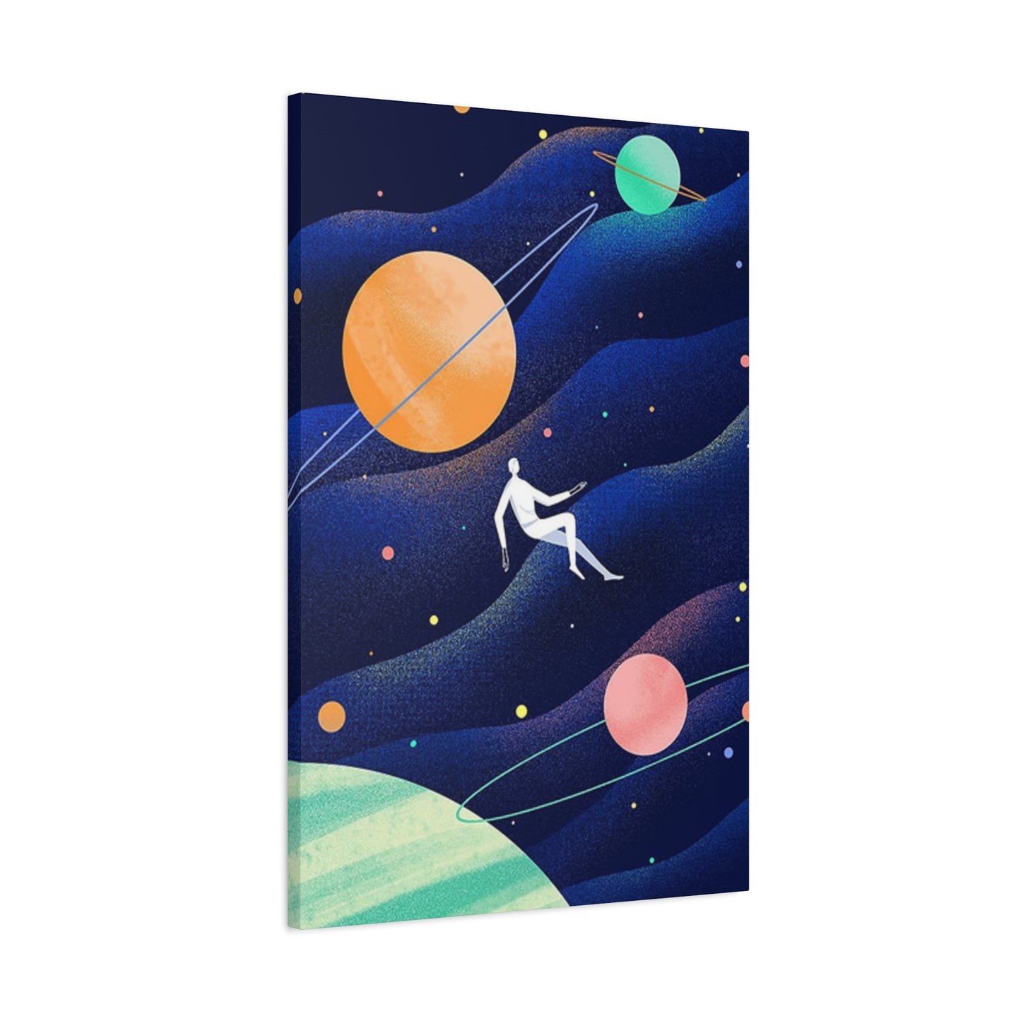 Human Floating In Space Poster Wall Art & Canvas Prints