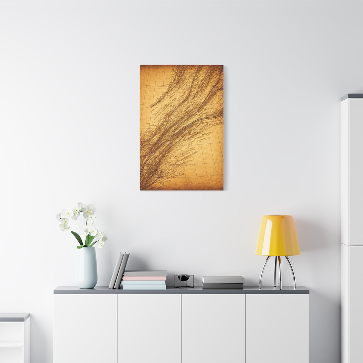 Antique Parchment Texture Abstract Wall Art & Canvas Prints