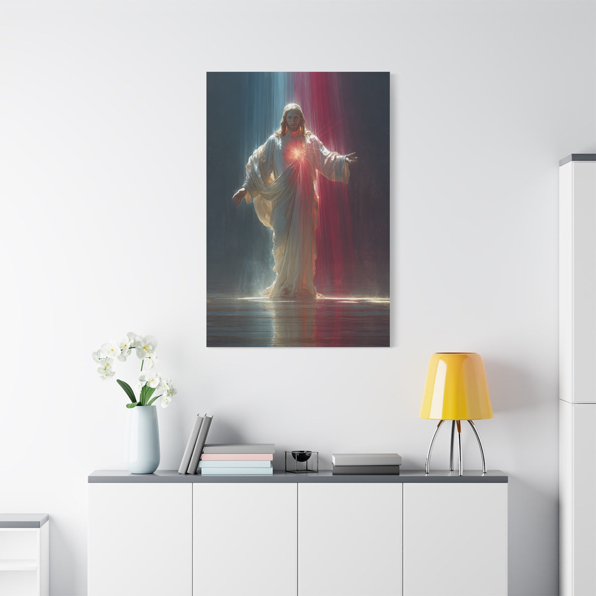 Divine Mercy Christ Radiant Light Wall Art & Canvas Print