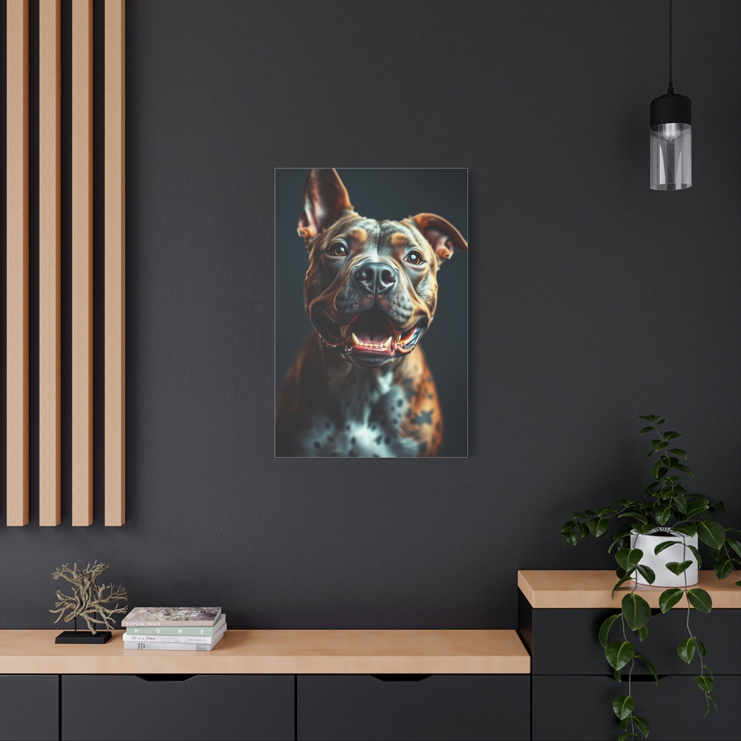 Supreme Pit Bull Art Wall Art & Canvas Print