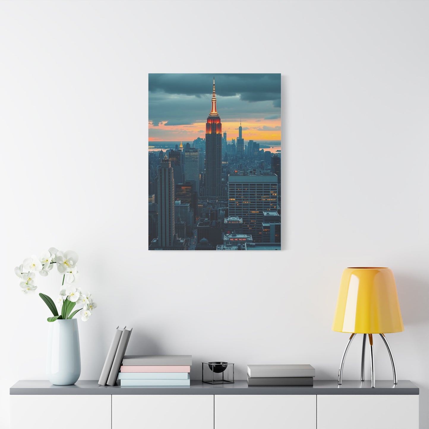Supreme NYC Skyline Art Wall Art & Canvas Print