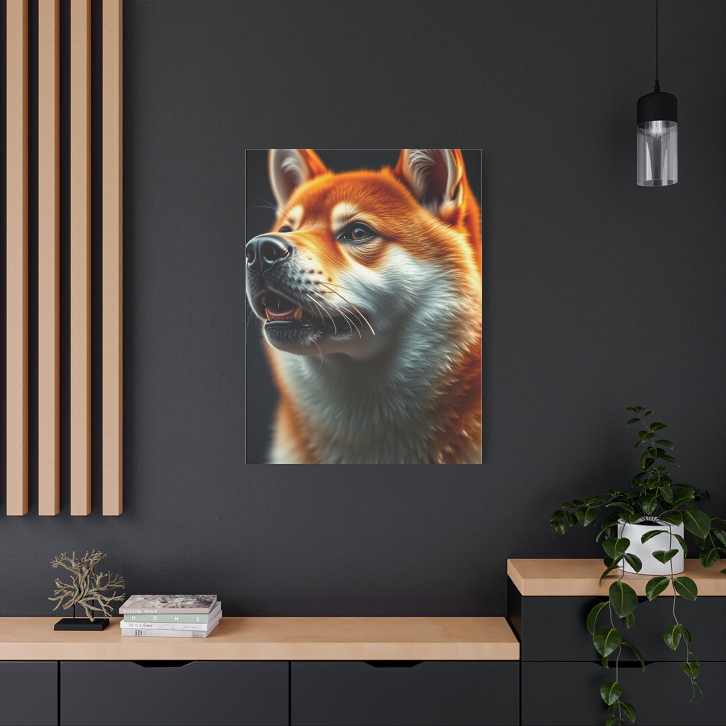 Shiba Inu Dog Art Supreme Canvas Wall Art & Canvas Print