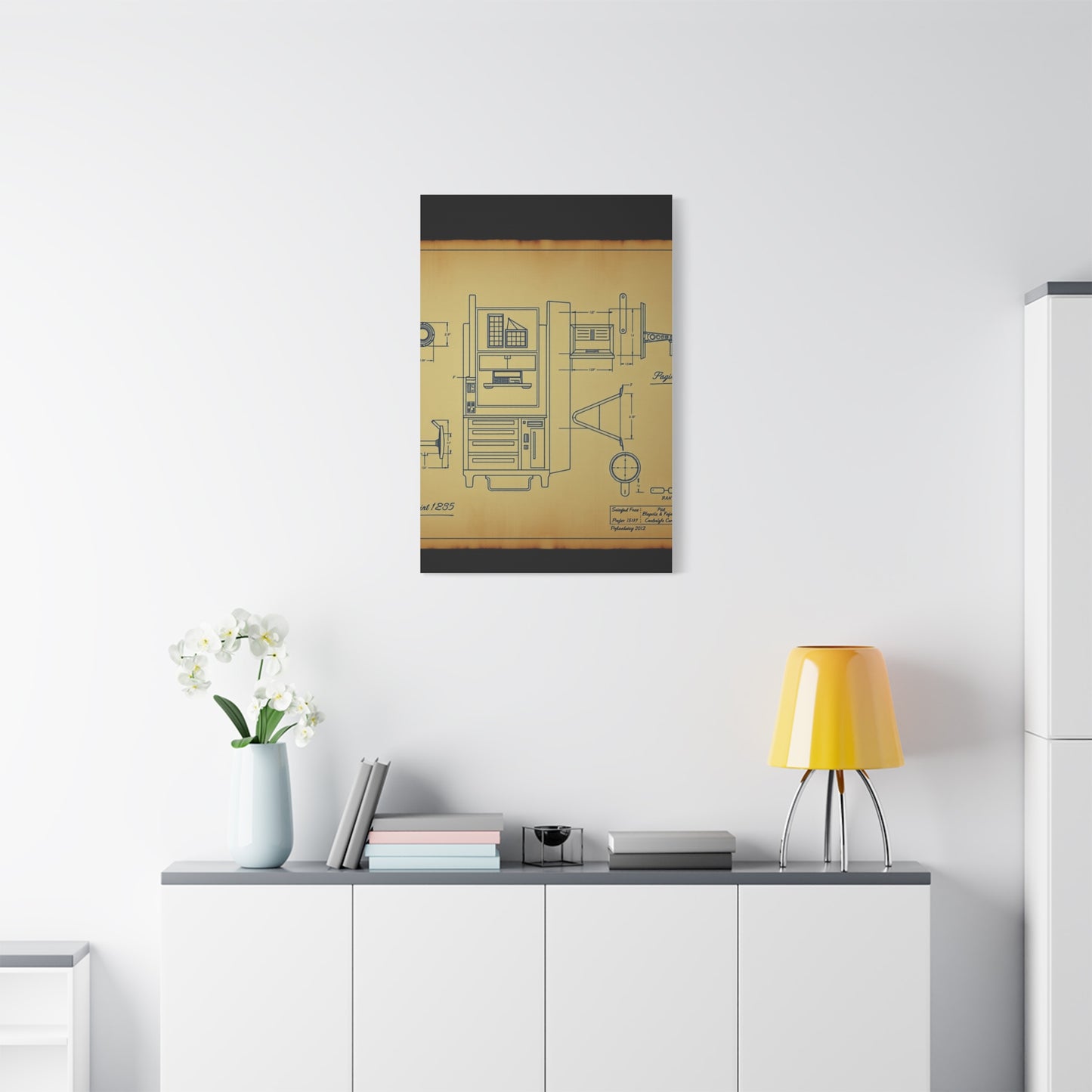 Elite Blueprint & Patent Sketches Art Vision Wall Art & Canvas Print