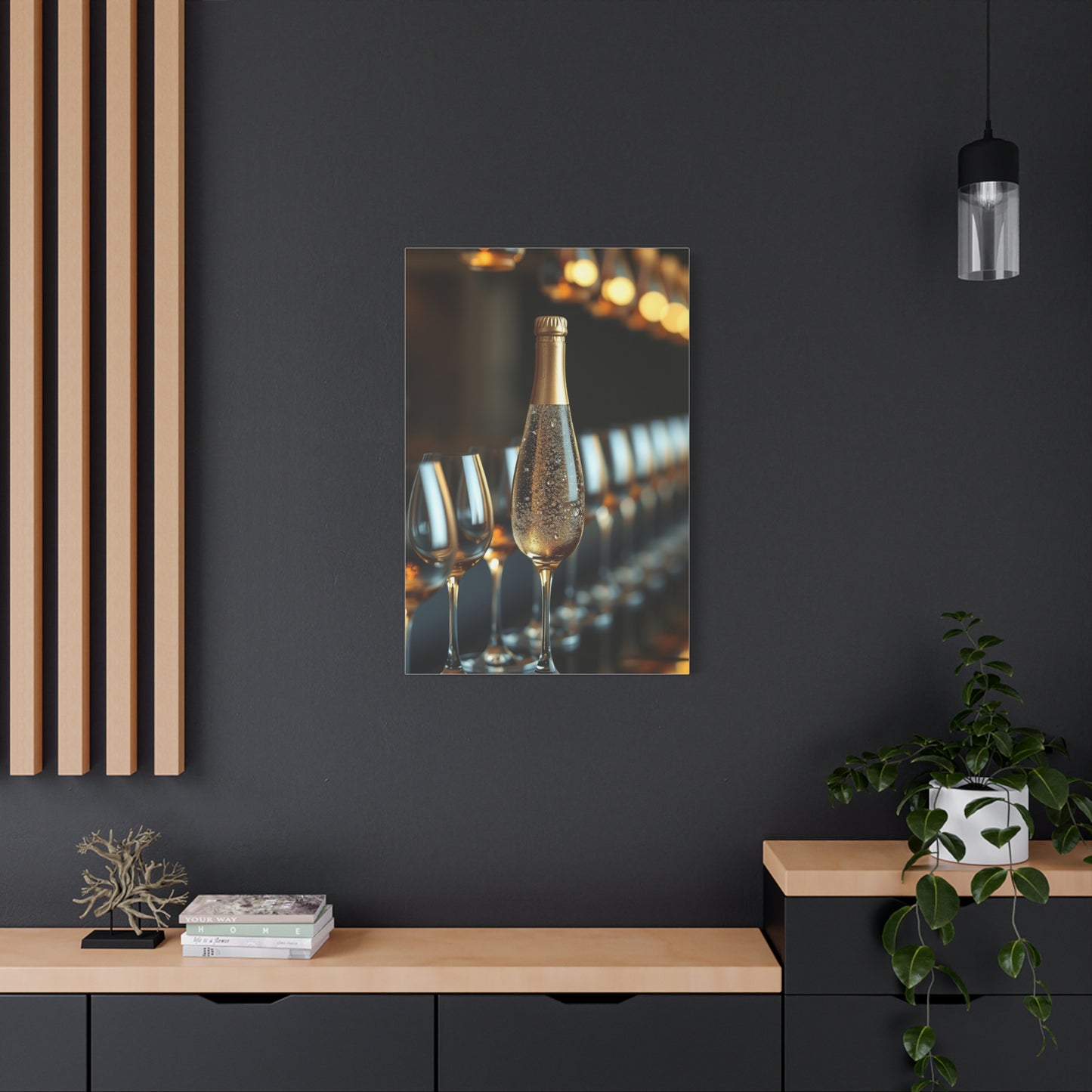 Champagne Art Supreme Canvas Gallery Wall Art & Canvas Print