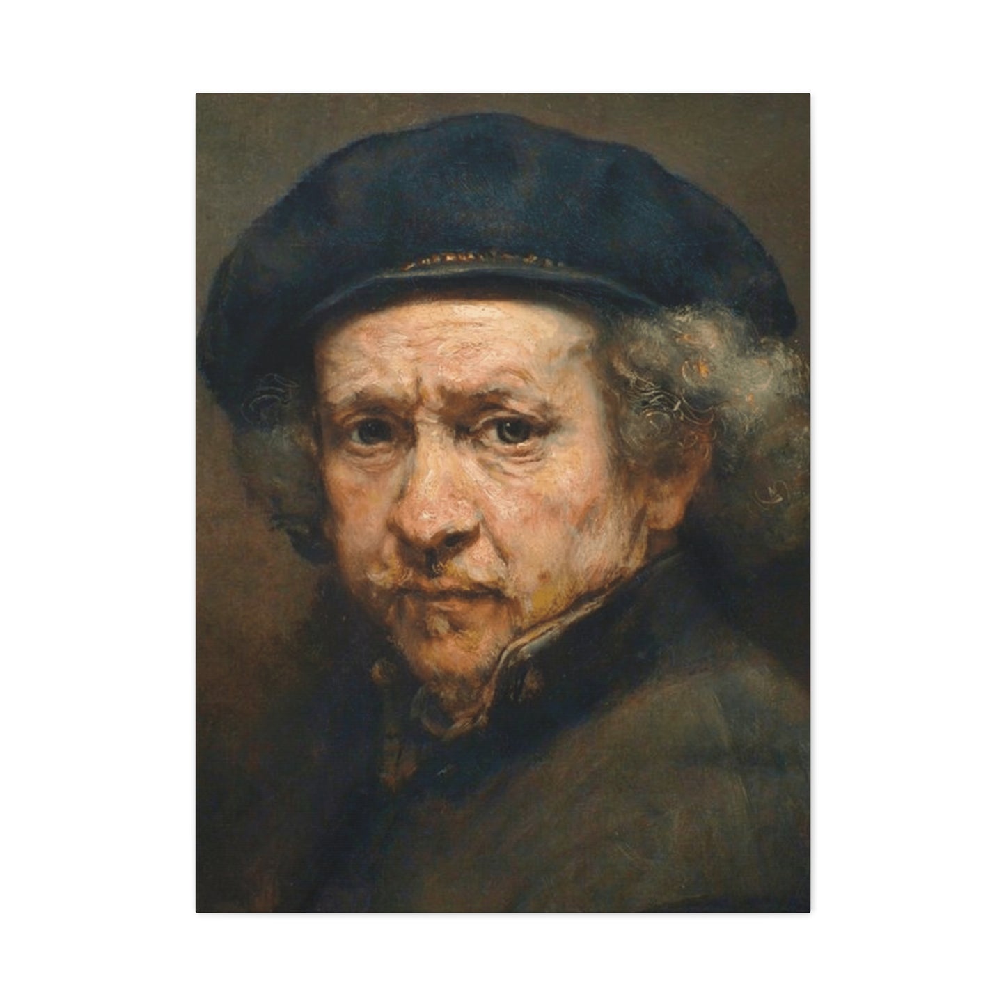 Rembrandt by himself Portrait Wall Art & Canvas Prints