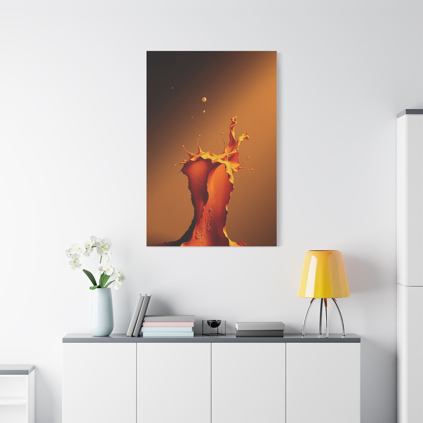 Shades of Brown Art Supreme Canvas Wall Art & Canvas Print