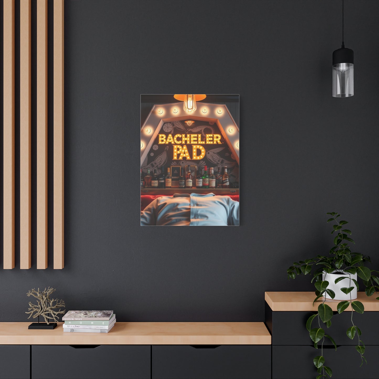 Vision Bachelor Pad Art Art Wall Art & Canvas Print