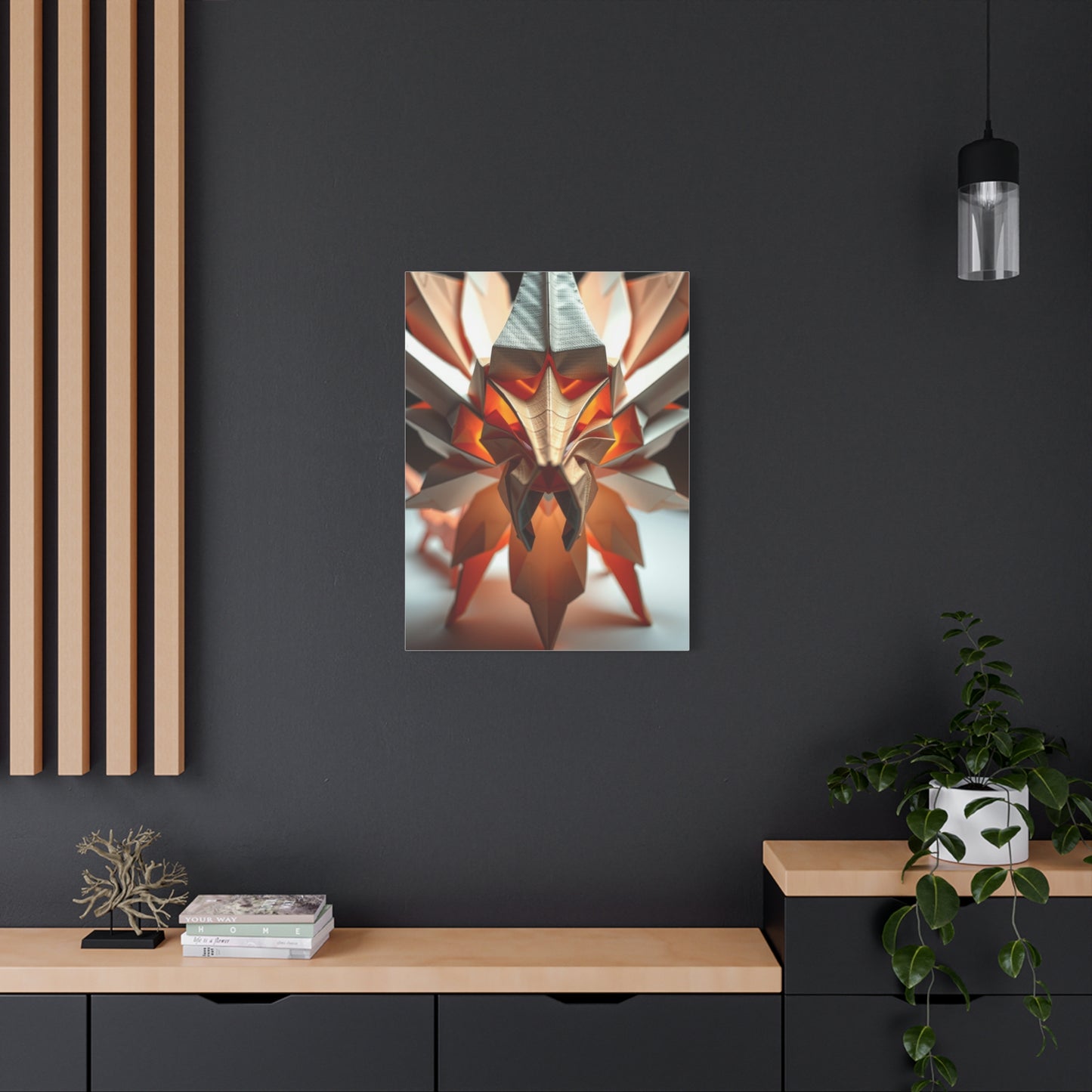 Origami Serenade Canvas Wall Art & Canvas Print