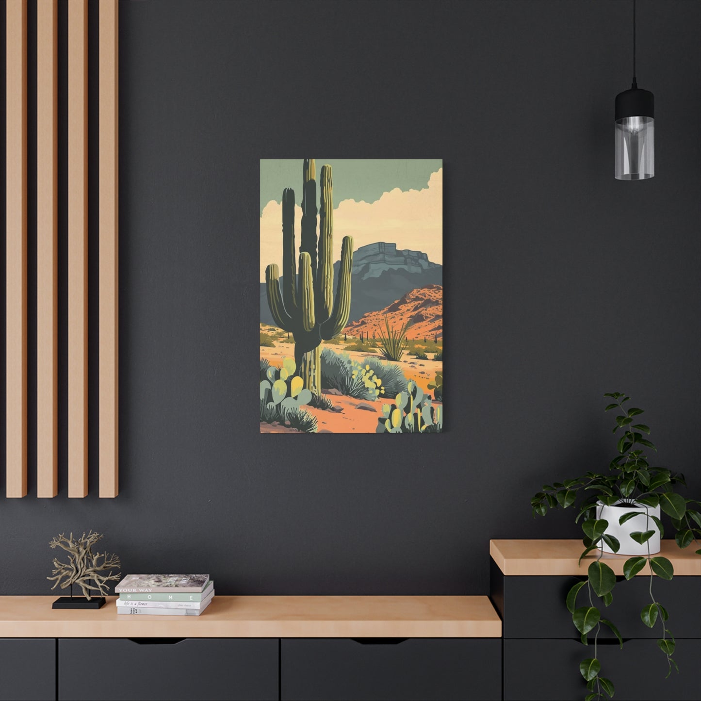 Abstract Cactus Arizona Desert Wall Art & Canvas Prints