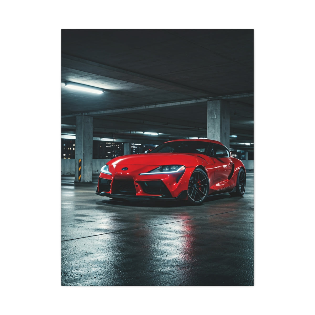 Toyota Supra Mk5 Underground Urban Scene Wall Art & Canvas Prints