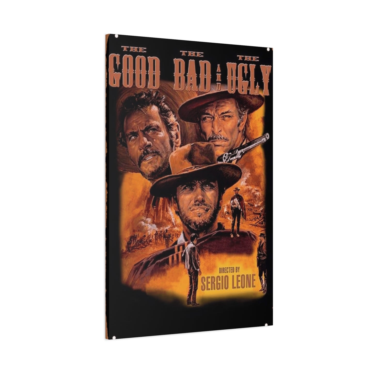 The Good, The Bad and The Ugly Movie Poster Wall Art & Canvas Prints