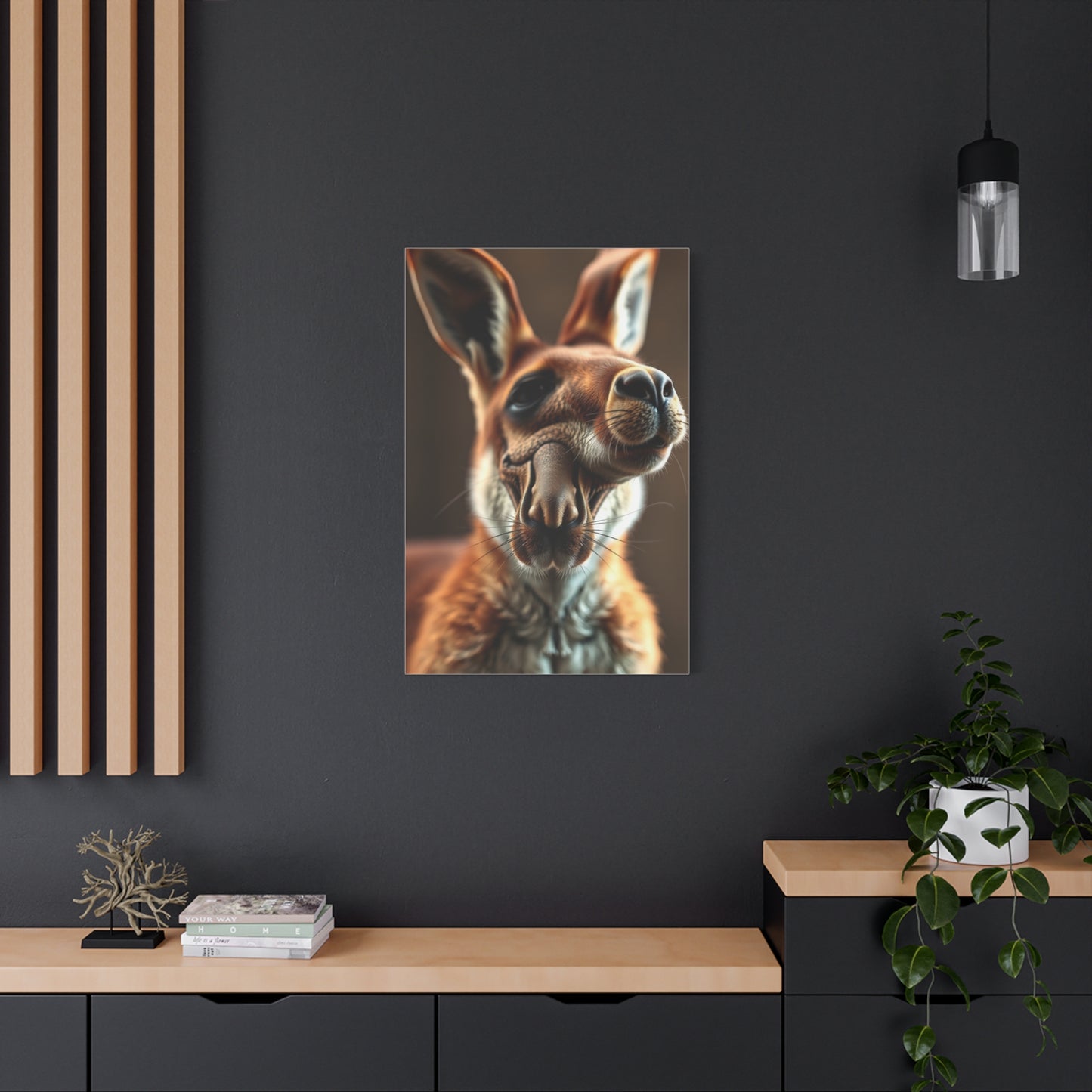 Supreme Kangaroo Art Wall Art & Canvas Print