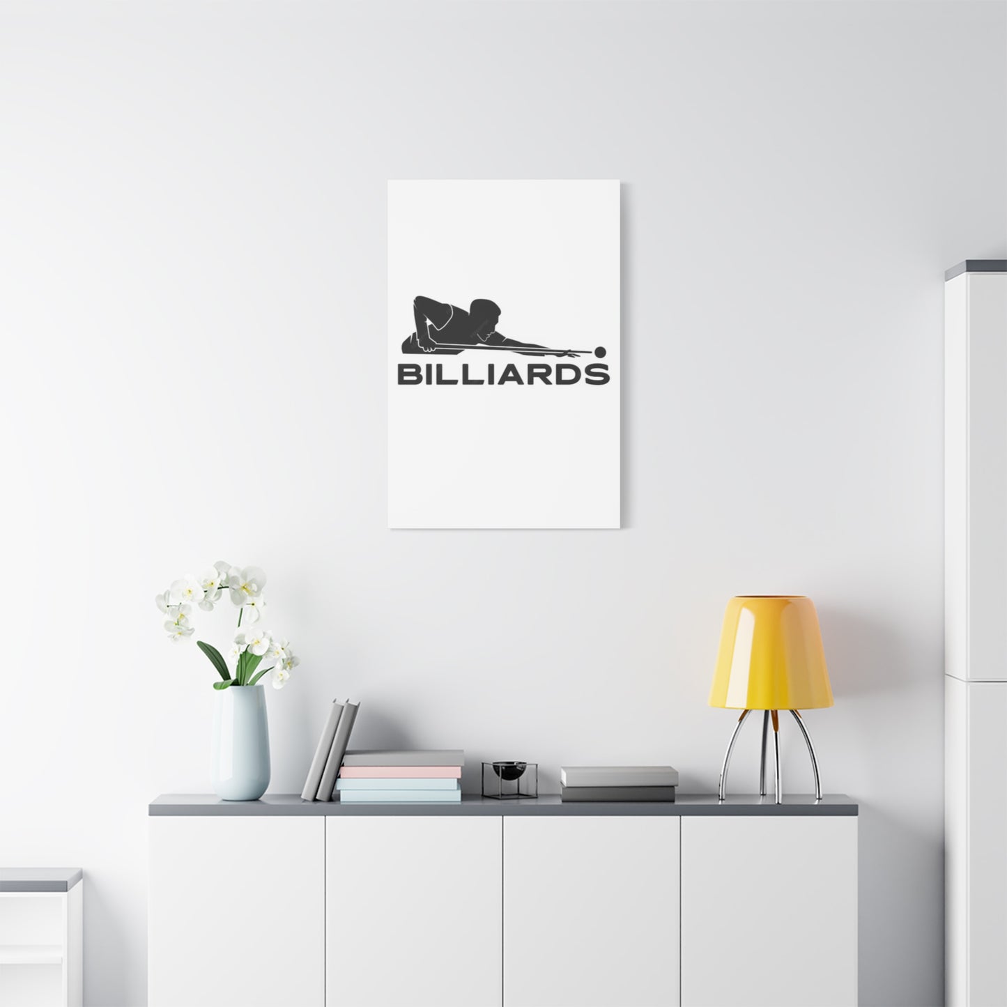Billiards logo Idea Wall Art & Canvas Prints