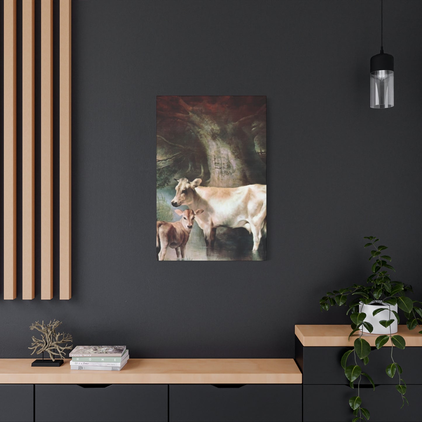 Aesthetic Cow Wall Art & Canvas Prints