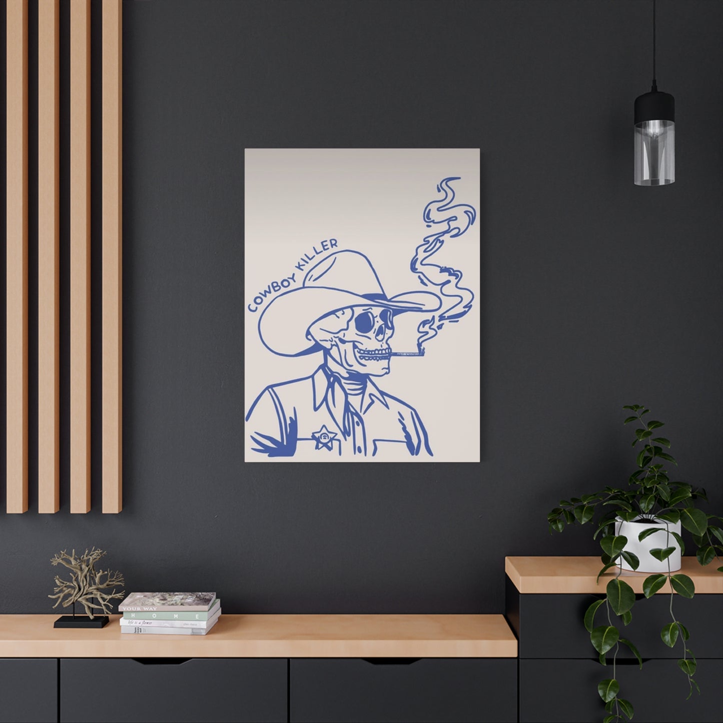 Cowboy Killer Sketch Wall Art & Canvas Prints