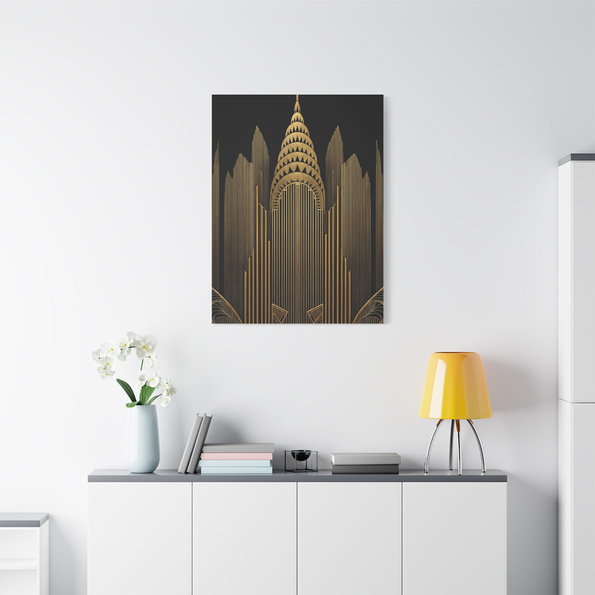 Cathedral Spire Art Deco Architecture Wall Art & Canvas Prints