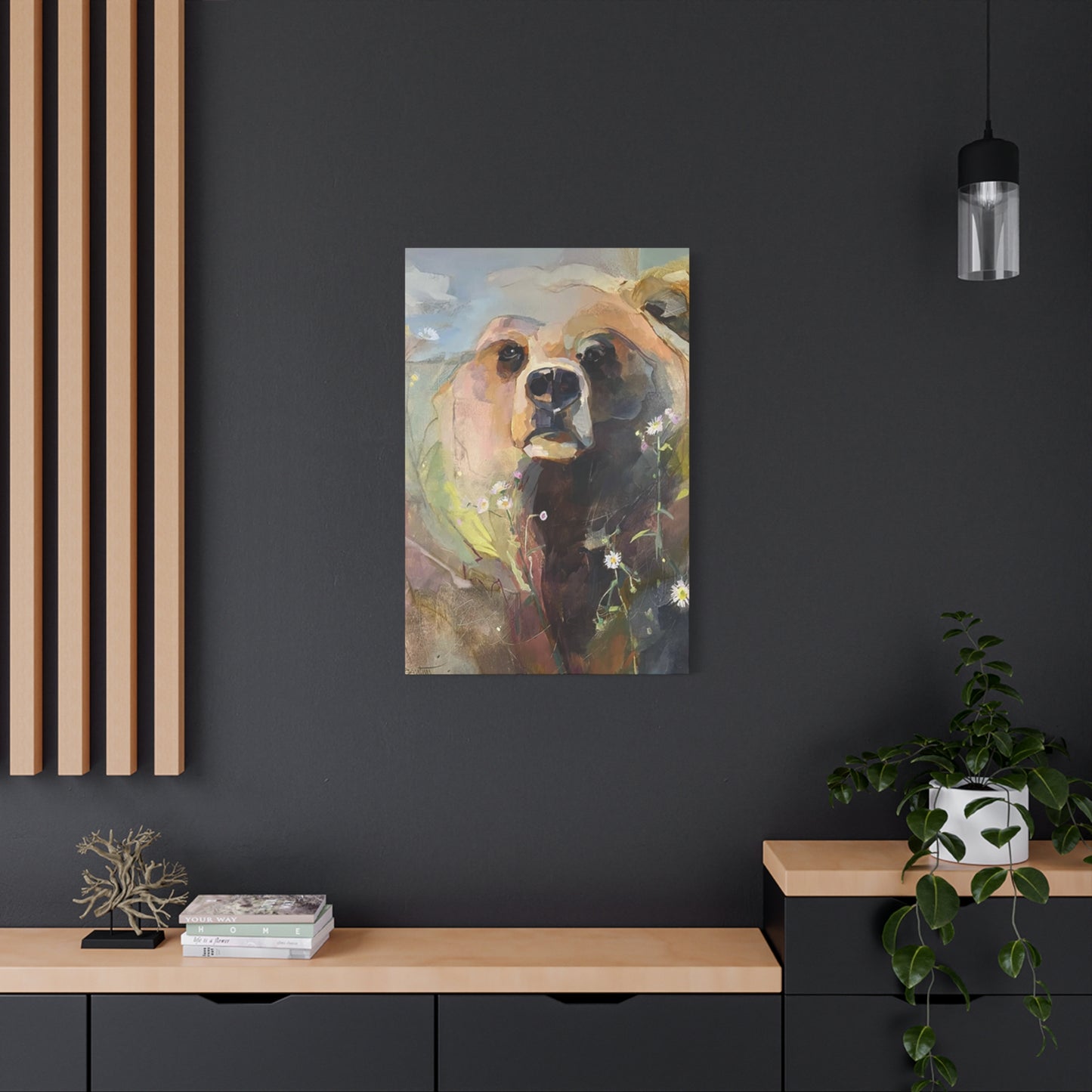 Grizzly Bear Painting Wall Art & Canvas Prints