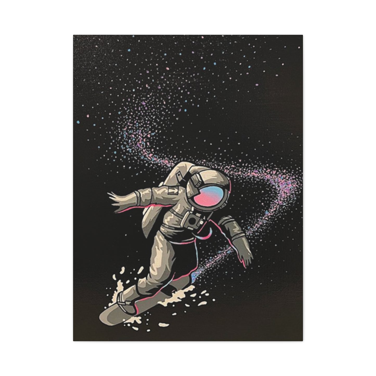 Astronaut Surfing In Space Wall Art & Canvas Prints