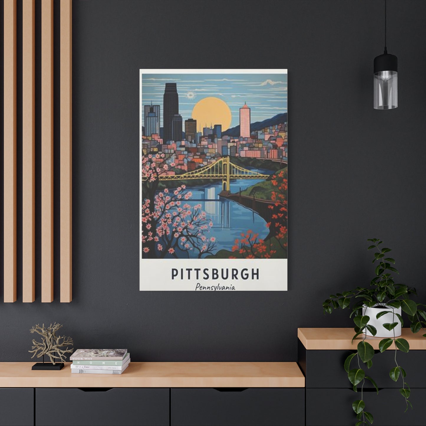 Dawn Sky Pittsburgh Poster Wall Art & Canvas Prints