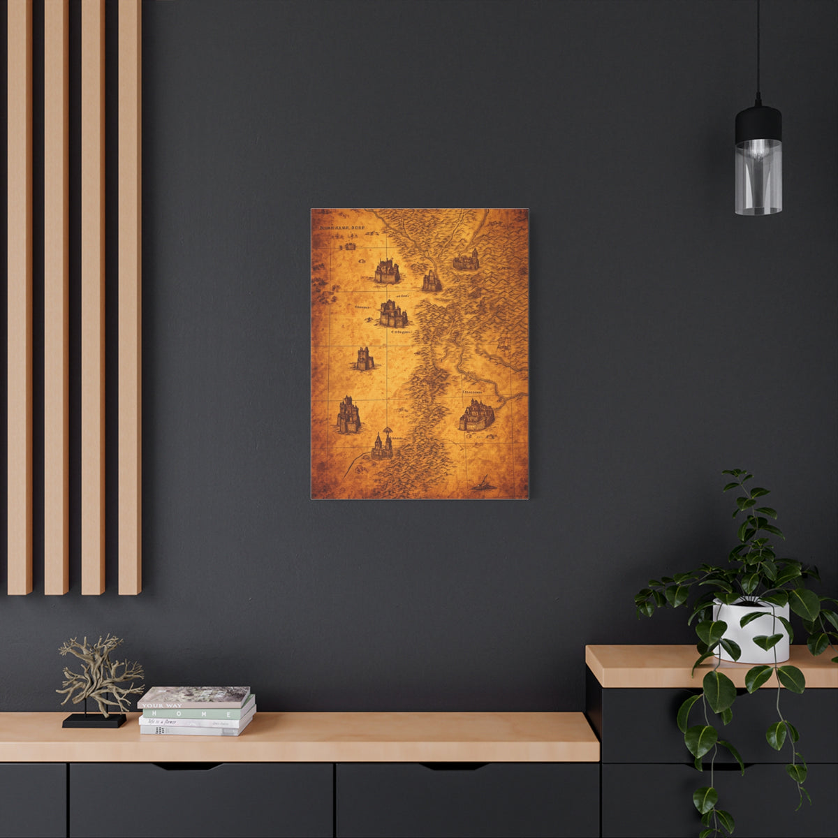 Antique Coastal Exploration Chart Wall Art & Canvas Prints