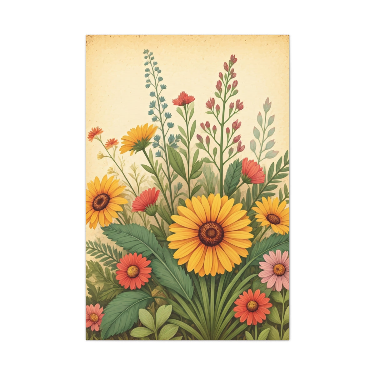 Desert Wildflower Harmony Wall Art & Canvas Prints