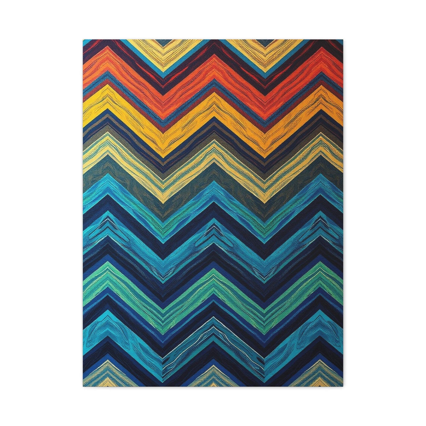 Chevron Pattern Art Refined Canvas Wall Art & Canvas Print