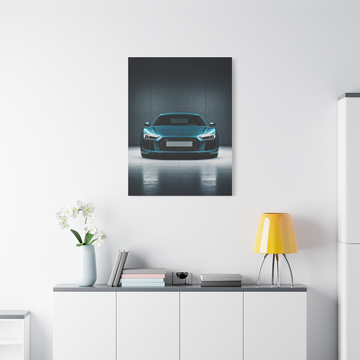 Audi R8 Precision Engineering Showcase Wall Art & Canvas Prints