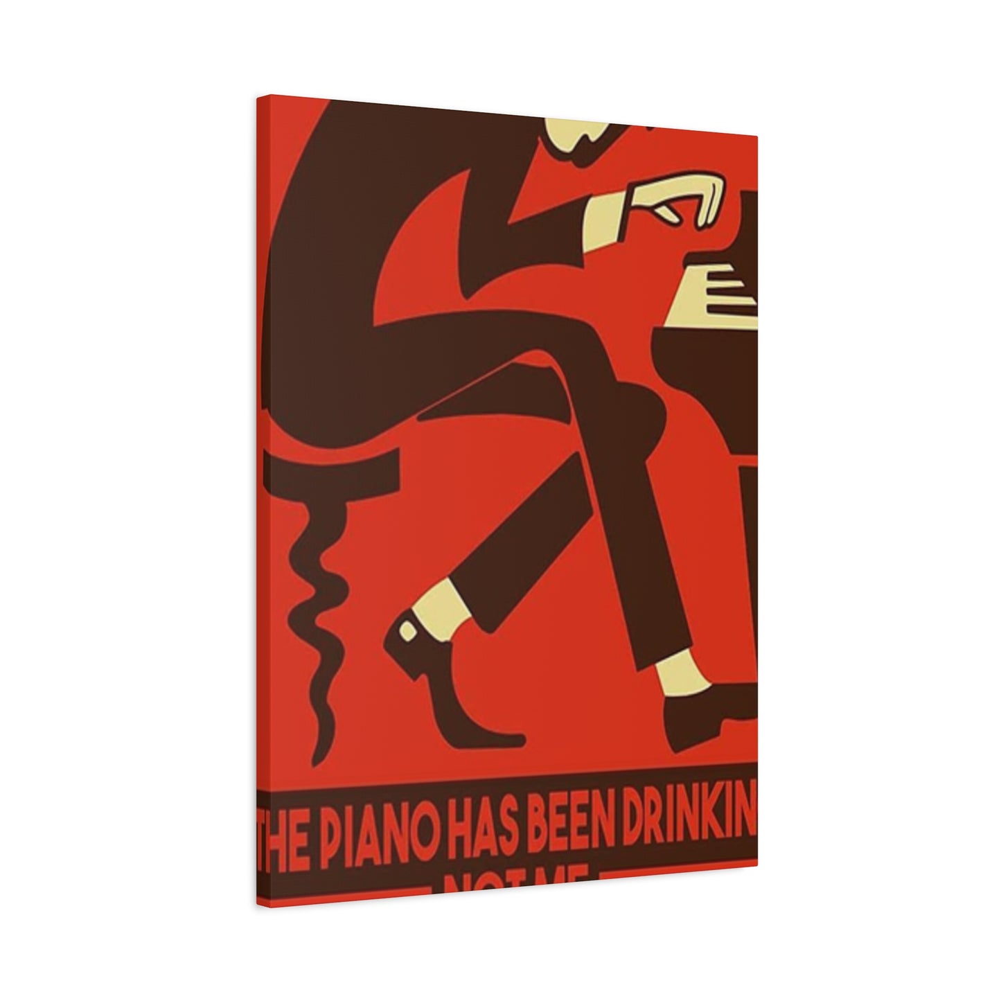 Drinking Piano Poster Wall Art & Canvas Prints