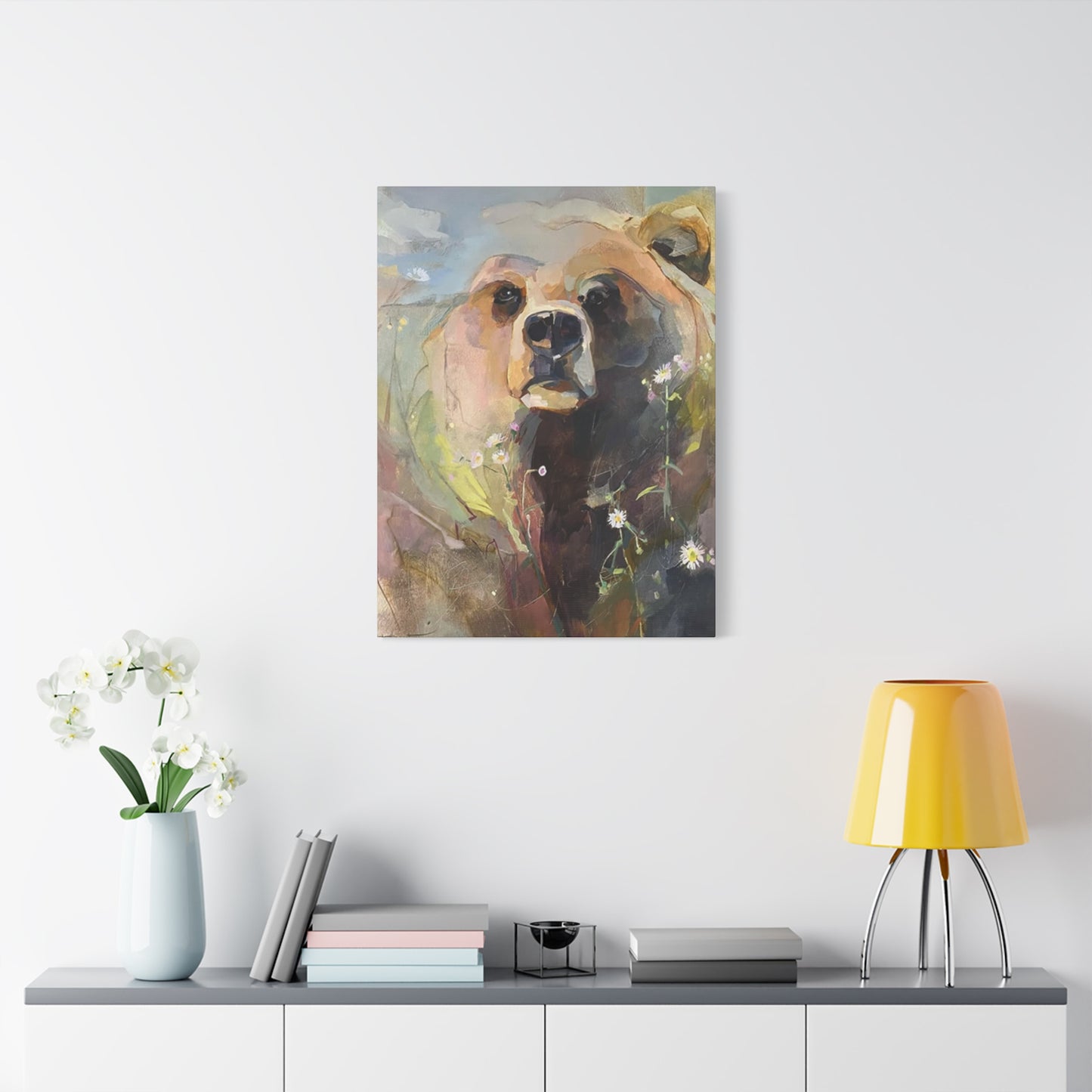 Grizzly Bear Painting Wall Art & Canvas Prints