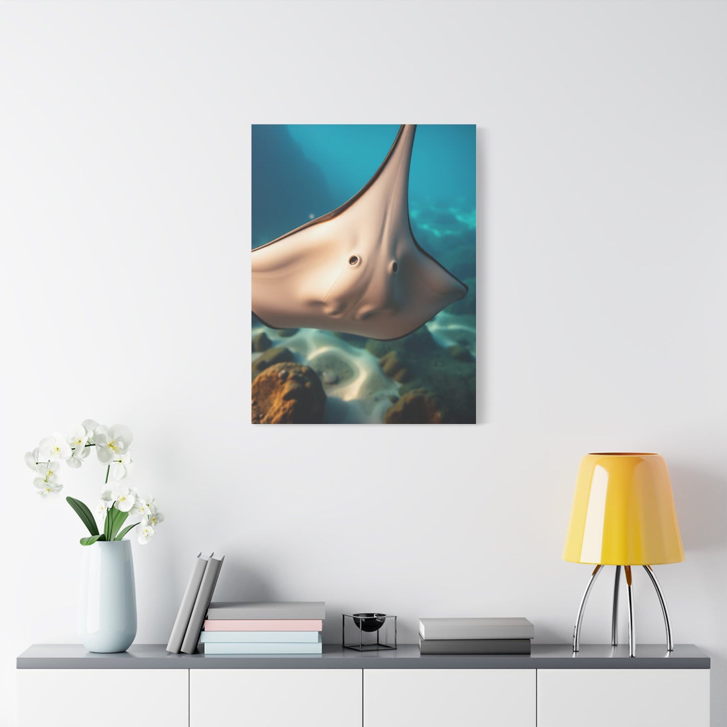 Masterpiece Ray & Stingray Art Vision Wall Art & Canvas Print